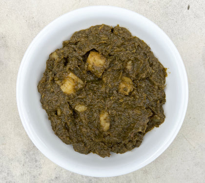 Saag Aloo Curry - Aloo Palak Recipe